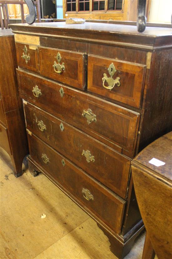 18th century chest of drawers (a.f.)